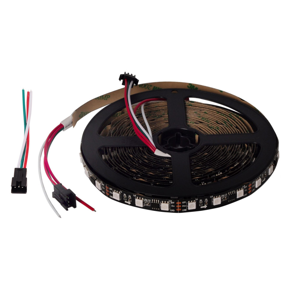 24m zestaw LED cyfrowy muzyczny RGB 14,4W 12V WS2811 60 LED/m