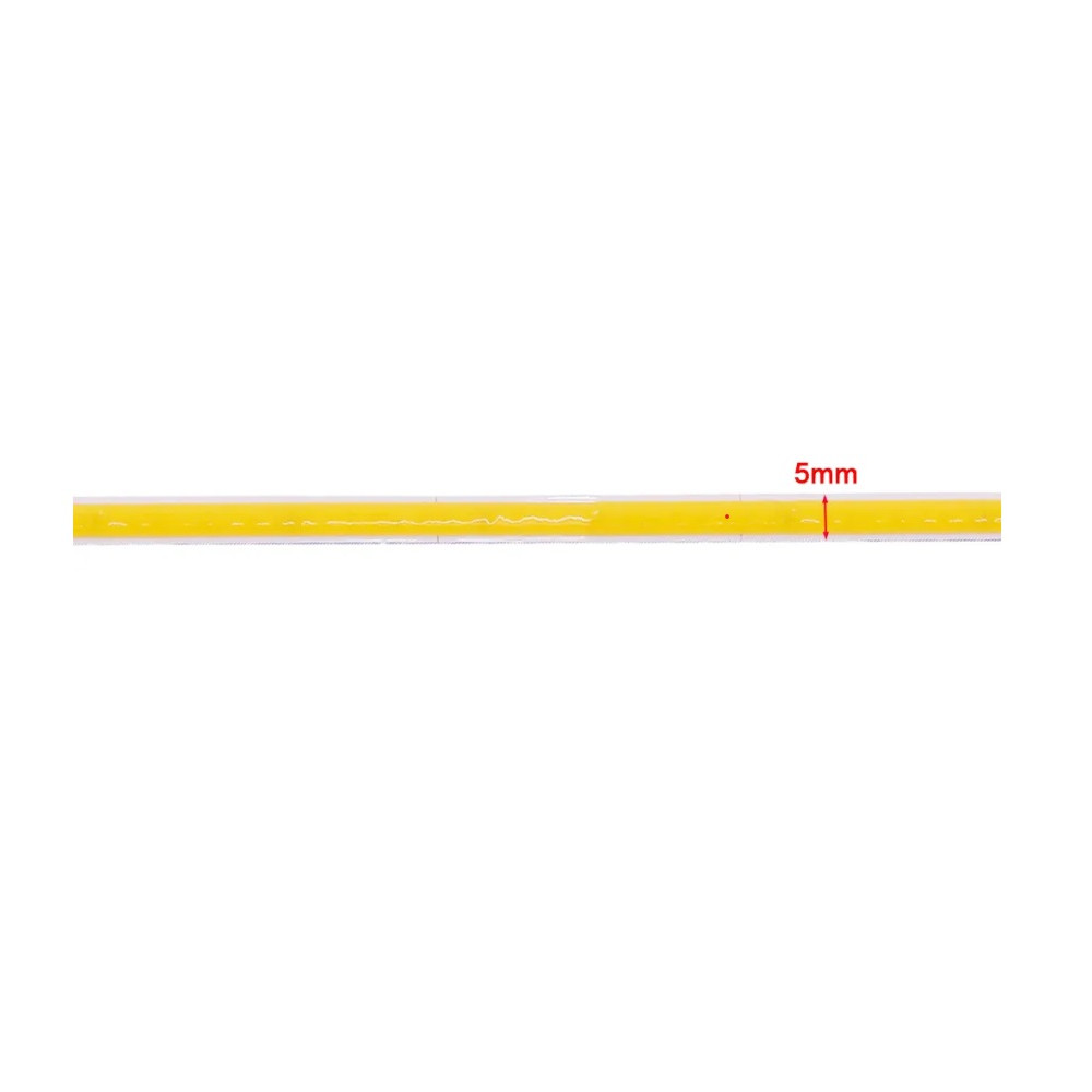Taśma LED COB slim 5mm neutralna 4000-4500K 6W 24V 504 LED/m CRI90  - 1metr