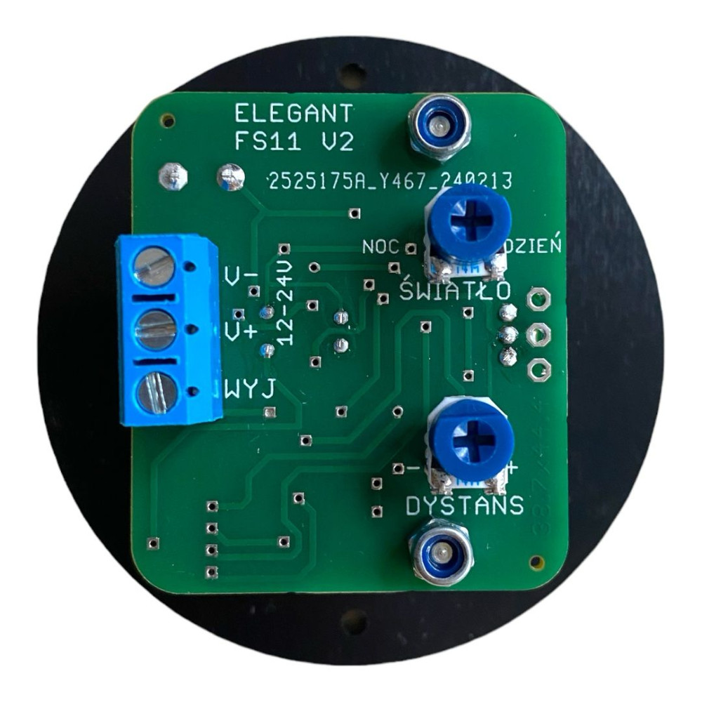 Czujnik ruchu z sensorem zmierzchu FS11 czarny