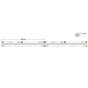 Taśma LED COB Cyfrowa RGB 13W 24V WS2811 630 LED/m 10mm - 1 metr