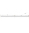 Taśma LED COB Cyfrowa RGB 13W 24V WS2811 630 LED/m 10mm - 1 metr