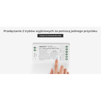 MiLight Odbiornik 2w1 CCT MONO strefowy FUT035W+ Tuya