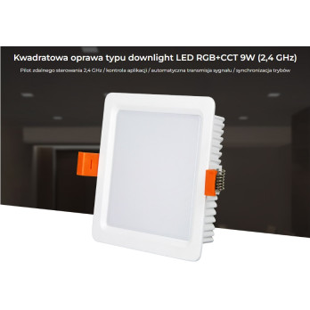 PANEL SMART LED RGB+CCT 9W MiLight FUT064