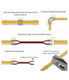 Złączka prosta dwustronna do taśm LED COB 8mm 2PIN