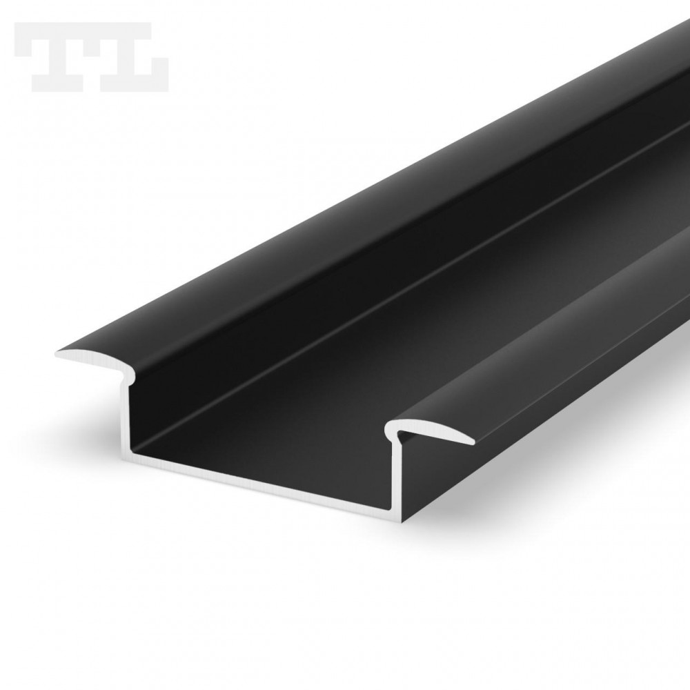 Profil LED P14-1 czarny lakierowany