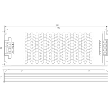 Zasilacz Led modułowy MPCF 500-12V 500W 41.7A