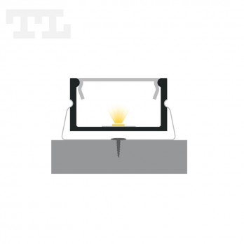 Profil LED P13-2  srebrny anodowany