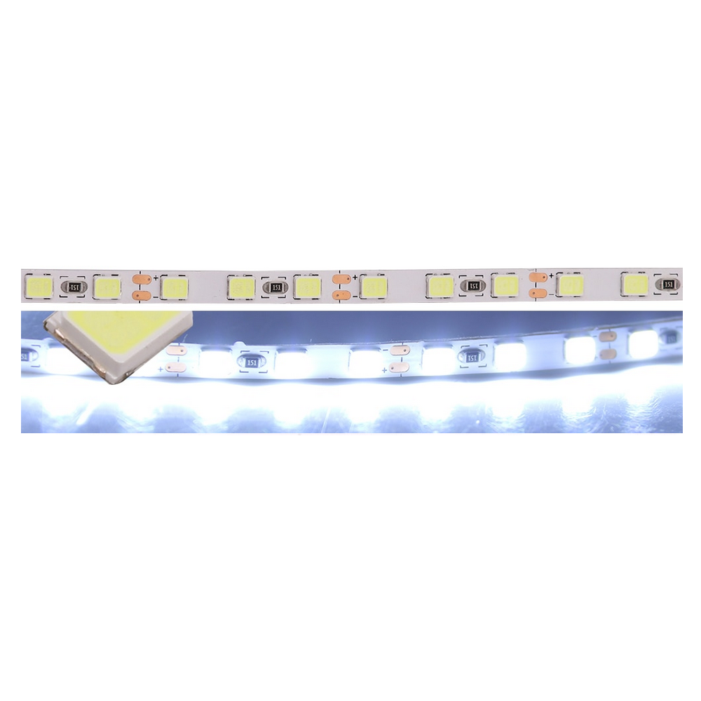 Taśma LED SMD2835 zimna 6000K 14W 24V 120 LED/m CRI90 - 30 metrów