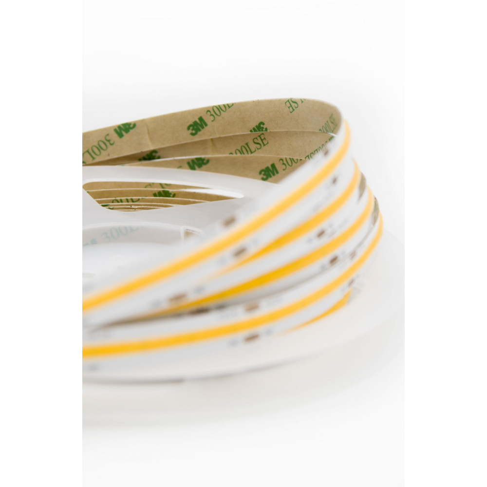 Taśma LED COB ciepła 3000K 15W 24V 528 LED/m CRI90 - 10 metrów