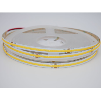 Taśma LED COB ciepła 3000K 8W 24V 320 LED/m CRI90 R2R - 20 metrów