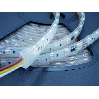 Taśma LED Cyfrowa TM1814 RGBW+neutralny 4000K 14,4W 24V 60 LED/m IP68 wodoodporna - 10 metrów