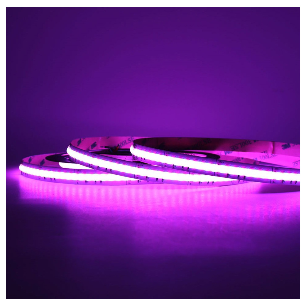 Taśma LED COB RGBW+ciepły 3000K 16W 24V 896 LED/m CRI90 - 5 metrów