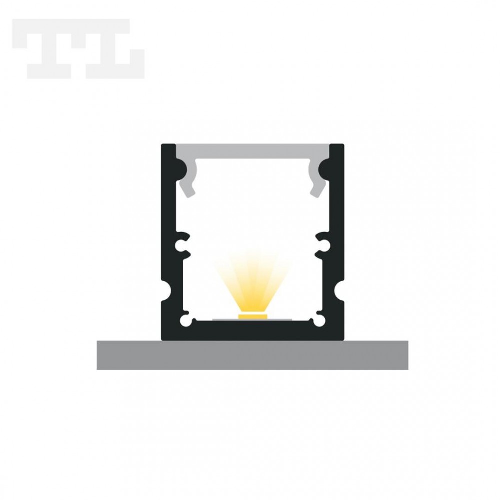 Profil LED P25-3 srebrny anodowany
