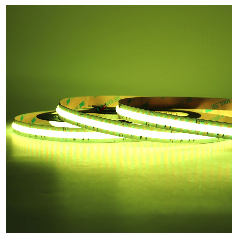 Taśma LED COB RGBW+ciepły 3000K 16W 24V 896 LED/m CRI90 - 5 metrów