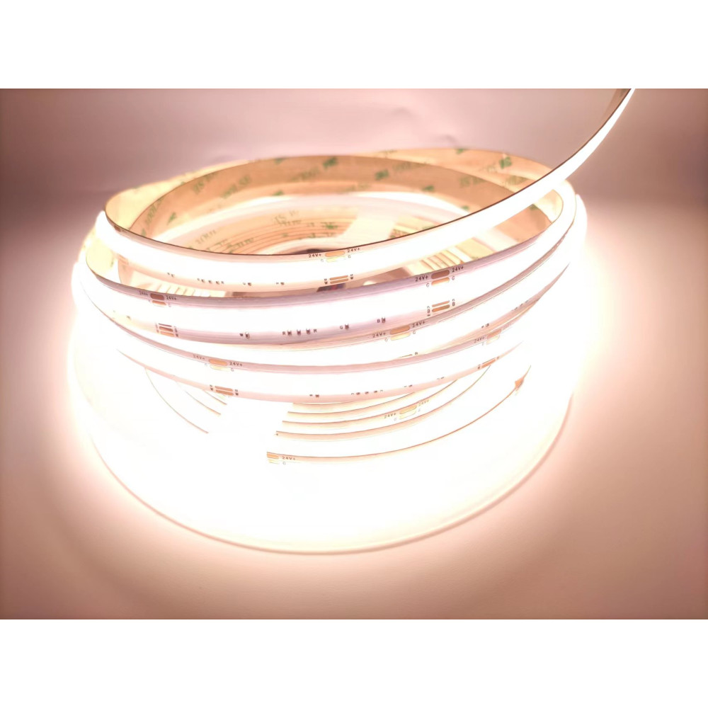 Taśma LED COB RGBW+ciepły 3000K 16W 24V 896 LED/m CRI90 - 5 metrów