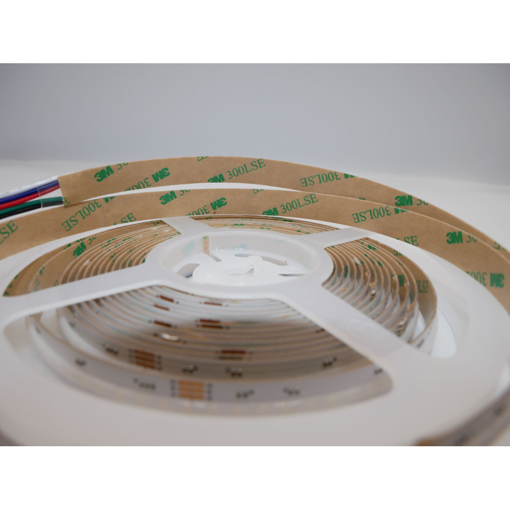 Taśma LED COB RGBW+ciepły 3000K 16W 24V 896 LED/m CRI90 - 5 metrów