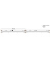 Taśma LED COB Cyfrowa RGBW+ciepły 3000K 16W 24V SK6812 840 LED/m - 10 metrów