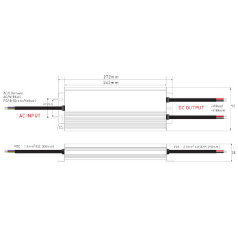 Zasilacz Led modułowy MPF 500-24V 500W 21A IP67