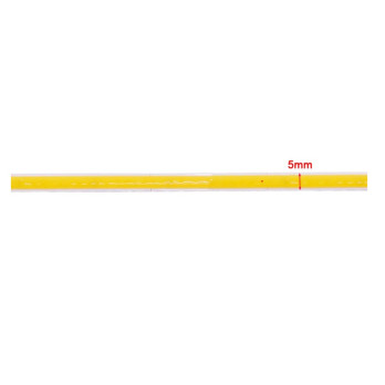Taśma LED COB slim 5mm biały ciepły 3000K 6W 24V 504 LED/m CRI90  - 1metr