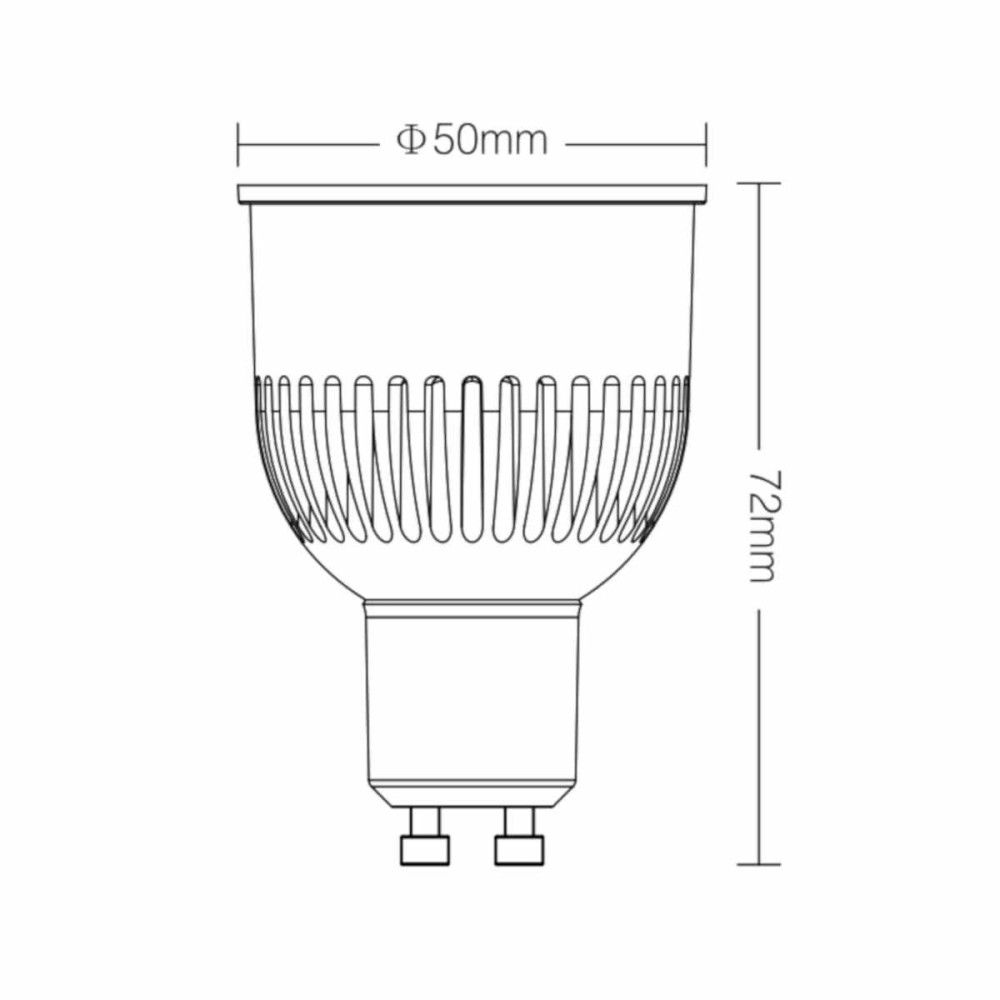 Żarówka smart LED MiLight FUT107 6W GU10 CCT