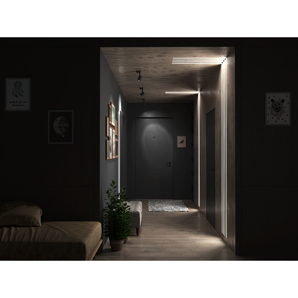 Profil LED P13-1 nawierzchniowy biały