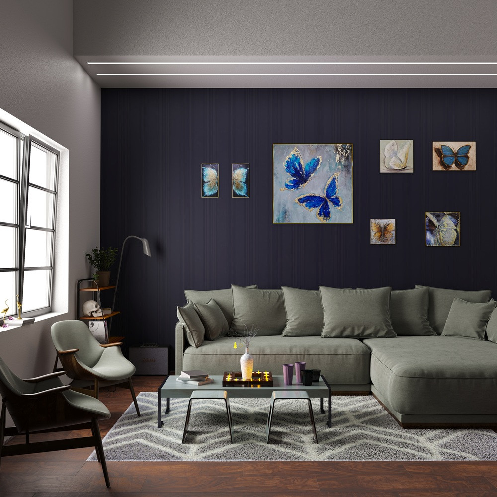 Profil LED P14-1 czarny lakierowany