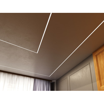 Profil LED P14-2 czarny lakierowany