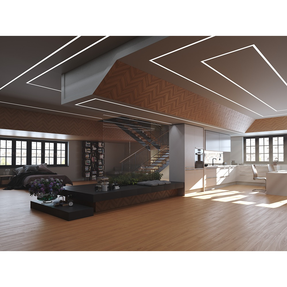 Profil LED P22-7 czarny lakierowany