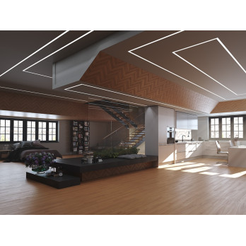 Profil LED P22-7 czarny lakierowany