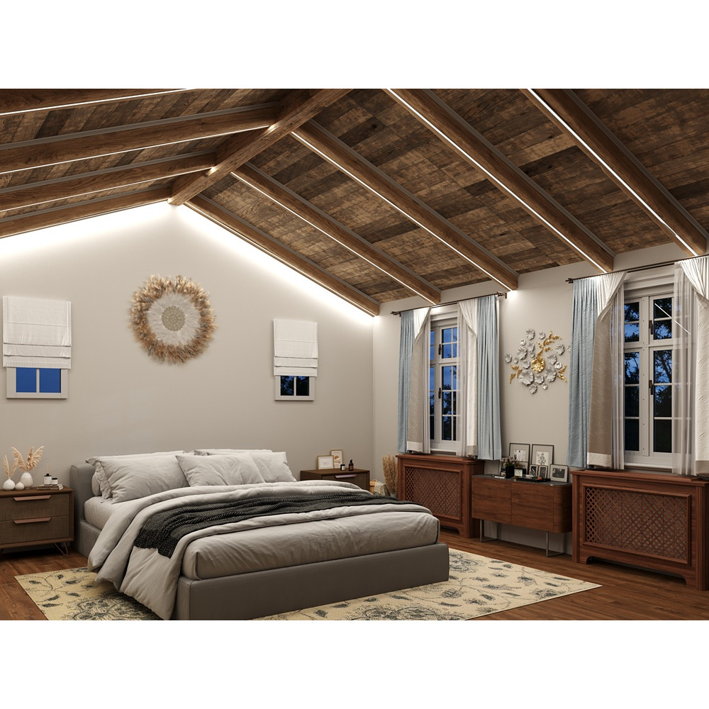 Profil LED P6-2 czarny lakierowany