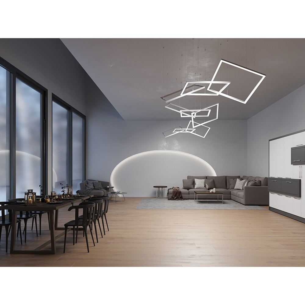 1m Profil LED P4-3 nawierzchniowy srebrny anodowany