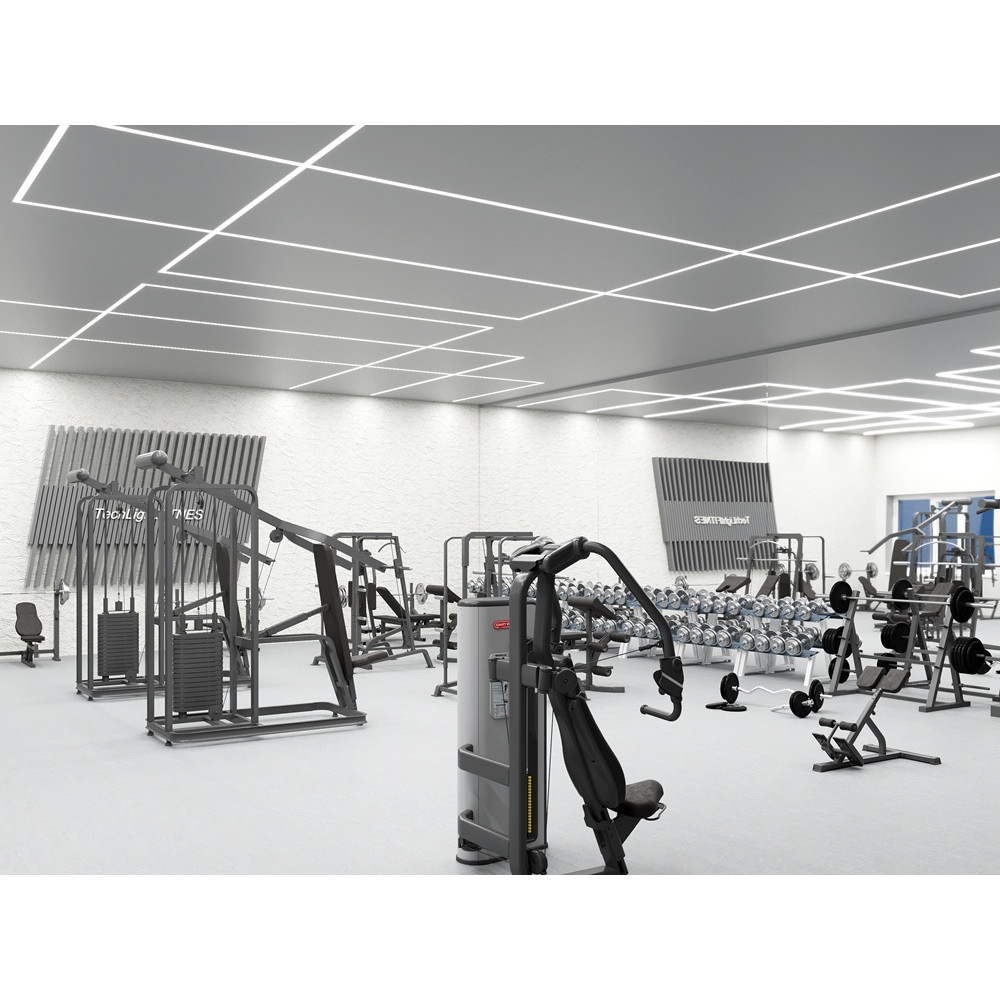 2m Profil LED GK23-7 do karton-gips wpuszczany srebrny anodowany