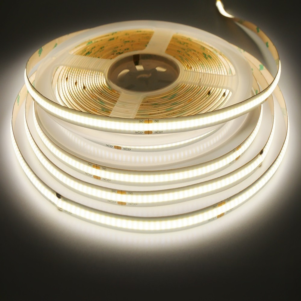 Taśma LED COB neutralna 4000K 10W 24V IP65 528 LED/m CRI90 - 10 metrów