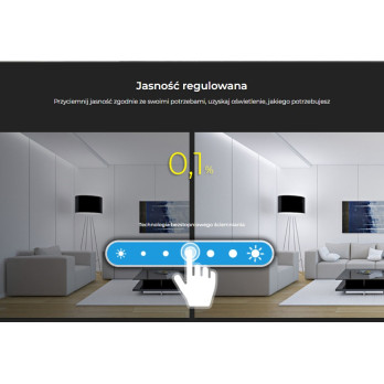 MiLight Pilot panelowy RGB / RGBW / RGB + CCT B0 czarny