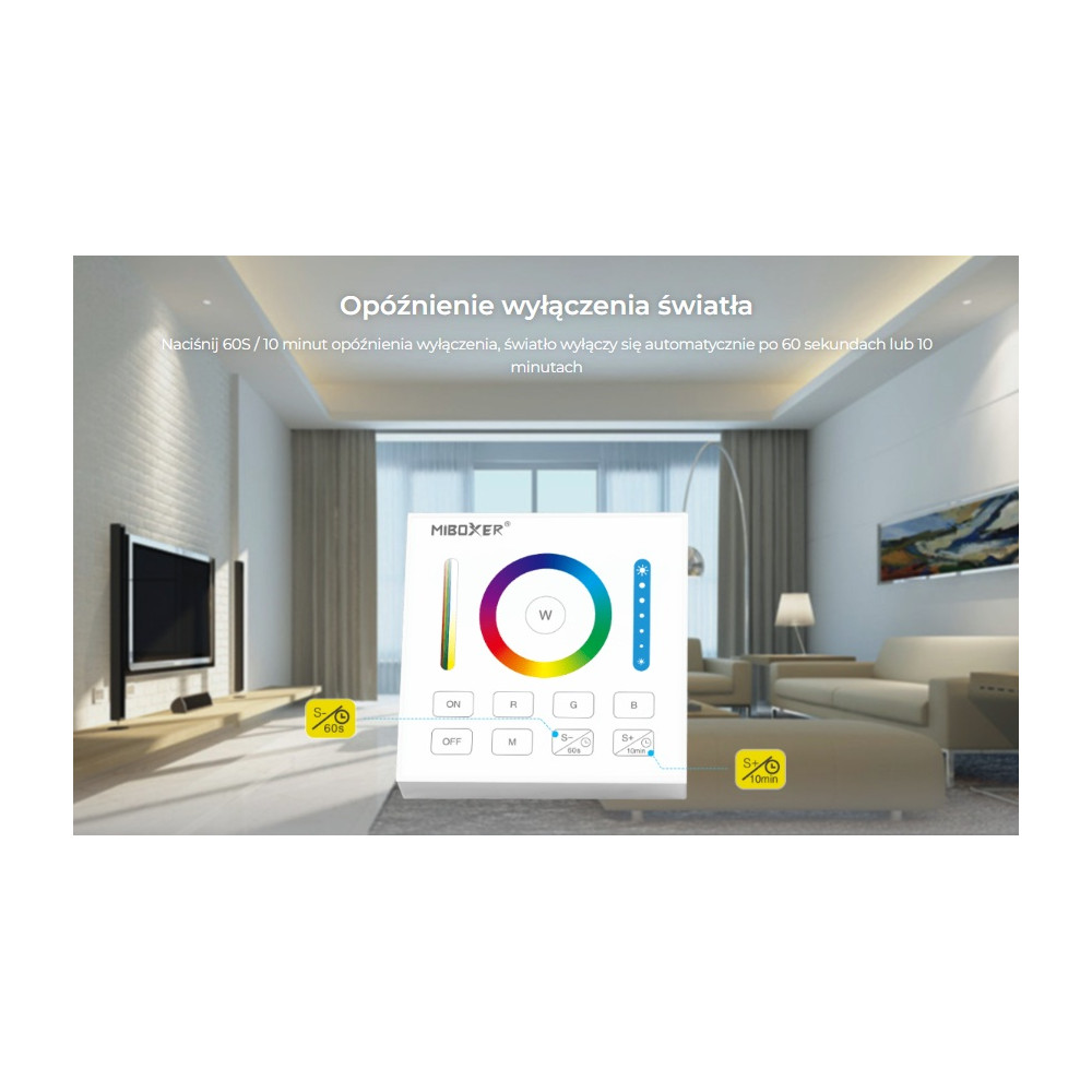 MiLight Pilot panelowy RGB / RGBW / RGB + CCT B0