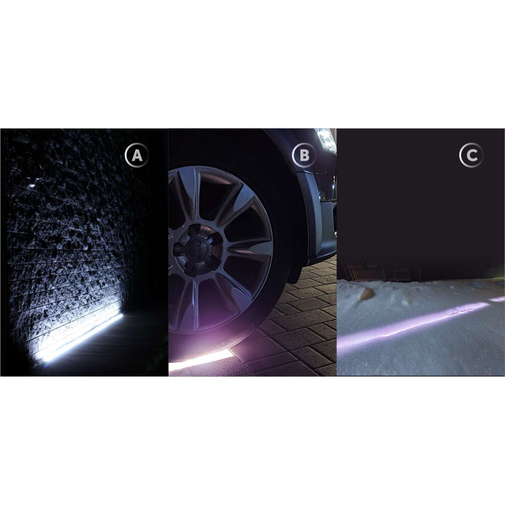 Oprawa liniowa lampa najazdowa  LedBruk Biały ciepły 100cm 24V DC IP68