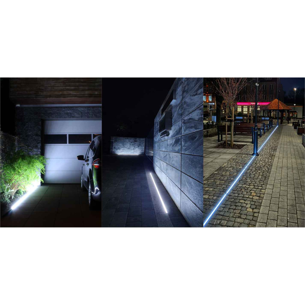 Oprawa liniowa lampa najazdowa  LedBruk Biały ciepły 100cm 24V DC IP68