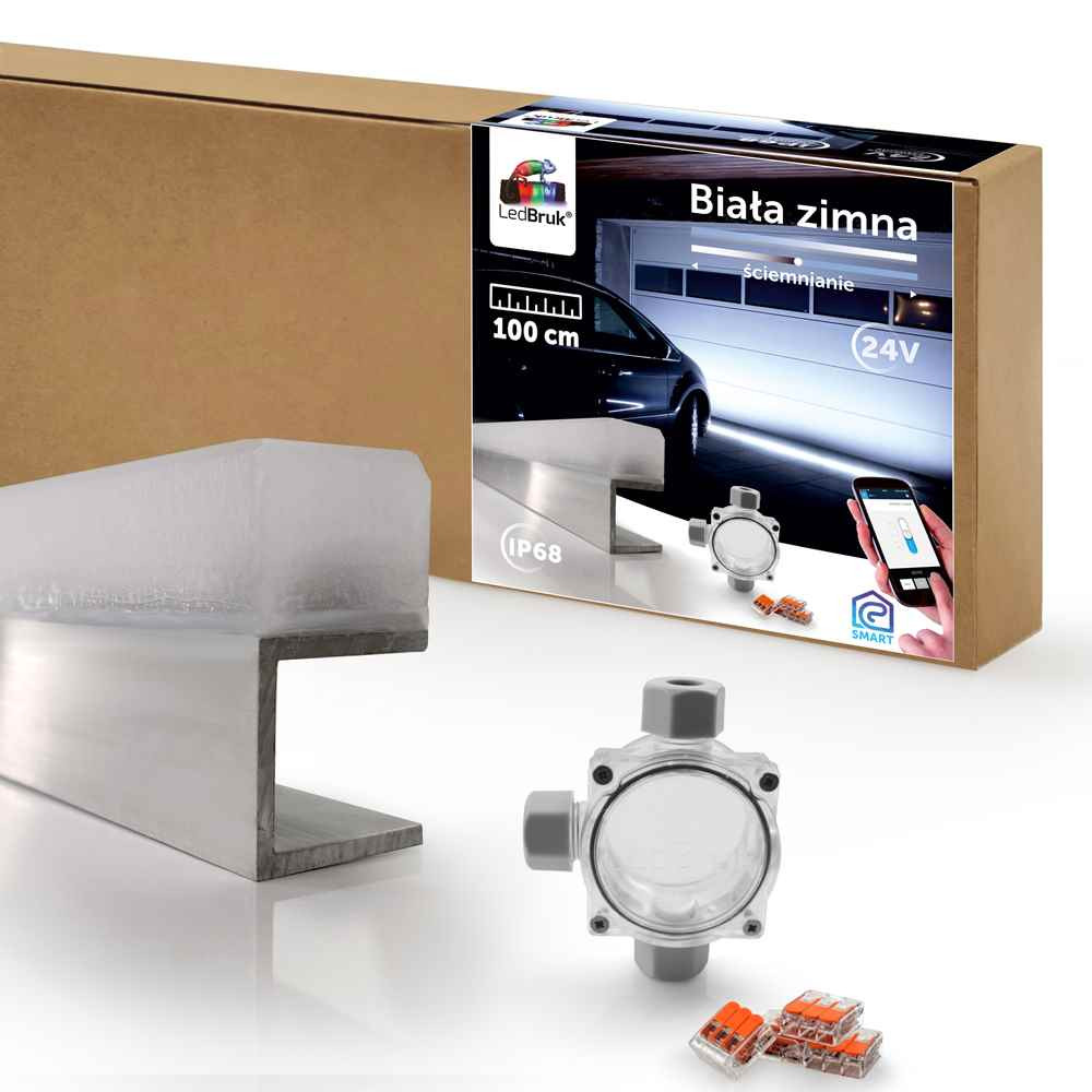 Oprawa liniowa lampa najazdowa  LedBruk Biały zimny 100cm 24V DC IP68