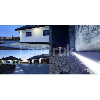 Oprawa liniowa lampa najazdowa  LedBruk RGB+CCT 100cm 24V DC IP68