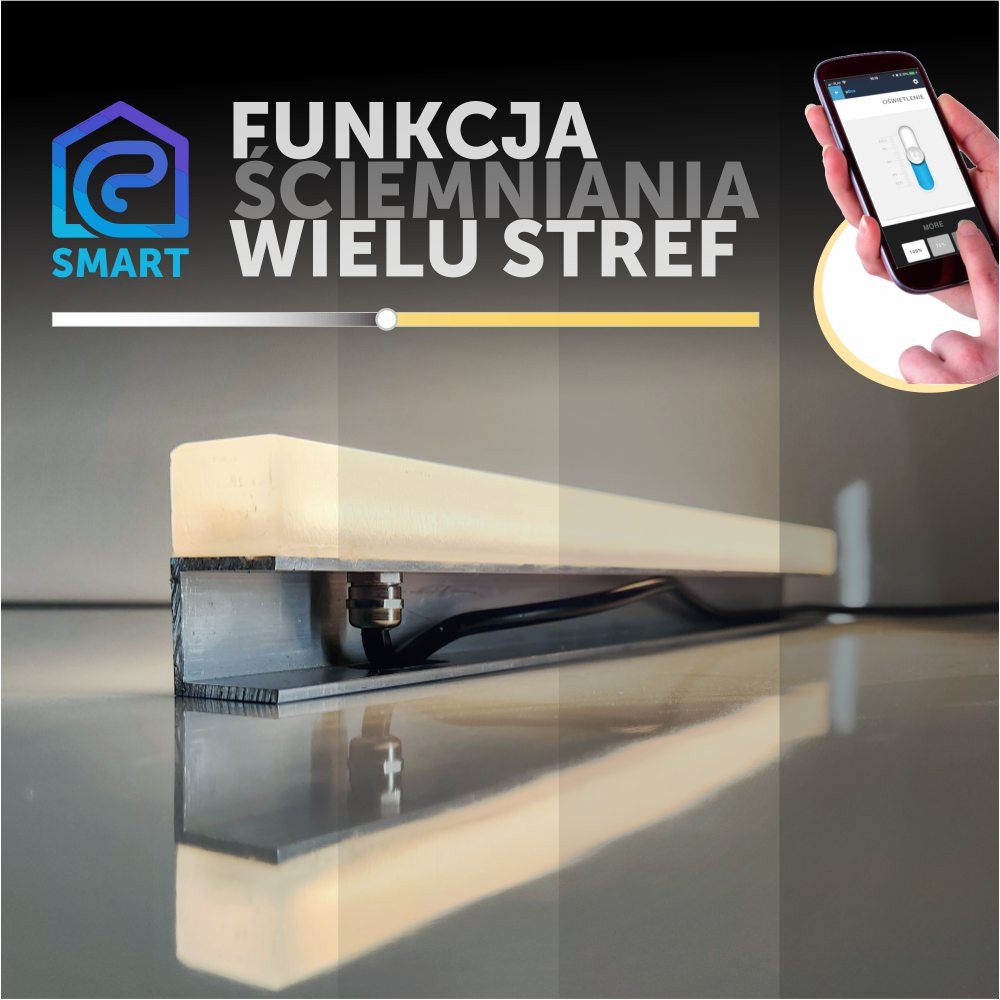 Oprawa liniowa lampa najazdowa  LedBruk Biały zimny 100cm 24V DC IP68