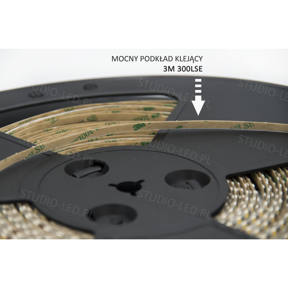 Taśma LED SMD2835 neutralna 4000K 9,6W 24V 120 LED/m slim 5mm - 30 metrów