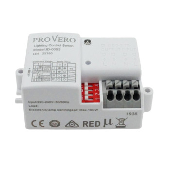 Czujnik ruchu mikrofalowy mini DIP 220-240V AC