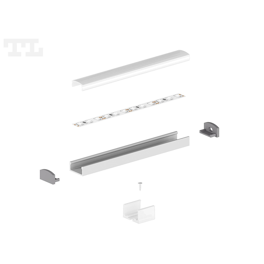 Uchwyt montażowy do profilu kolor srebrny P4-1 P5-1