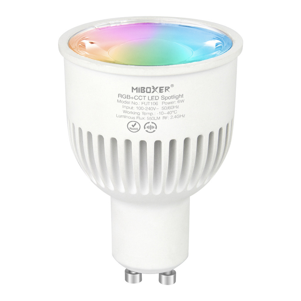 ŻARÓWKA GU10 6W RGB+CCT WiFi SMART LED MiLight FUT106