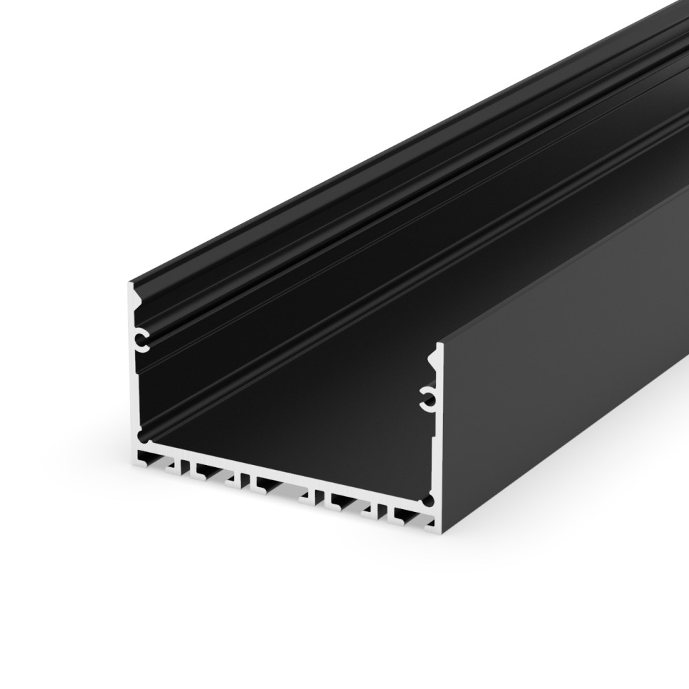 Profil LED P23-3 nawierzchniowy czarny