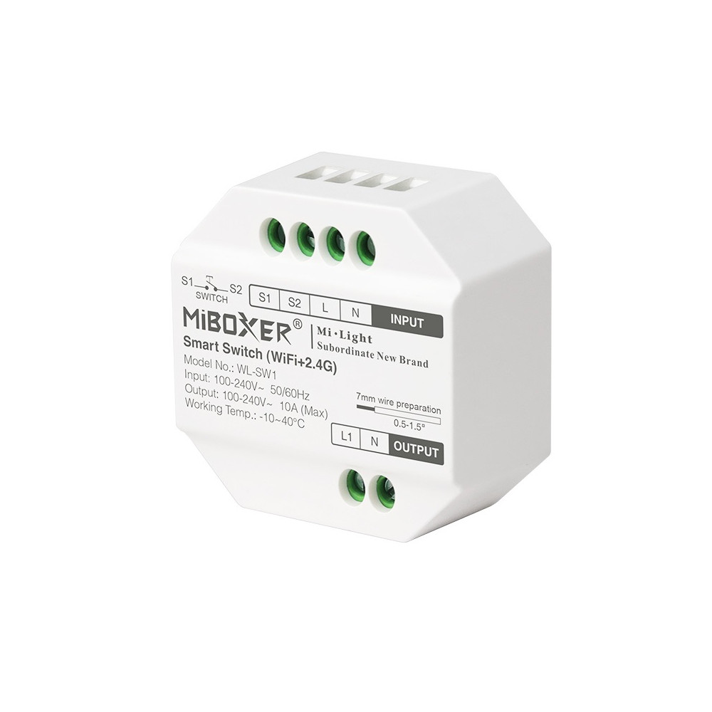 Zestaw Włącznik Wi-Fi 230V Mi-Light WL-SW1 sterowanie z TUYA plus pilot C2