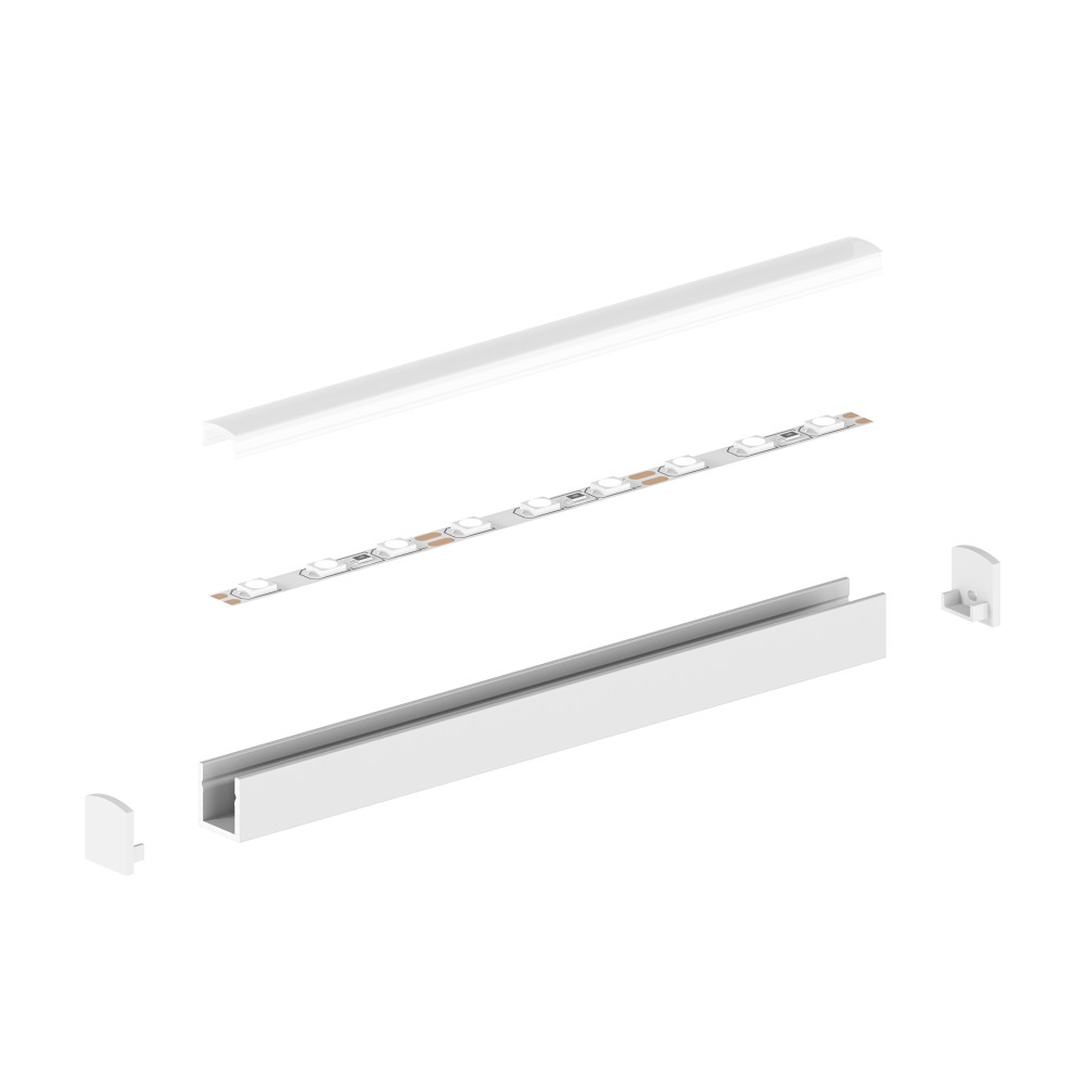 Profil LED P4-4 czarny lakierowany