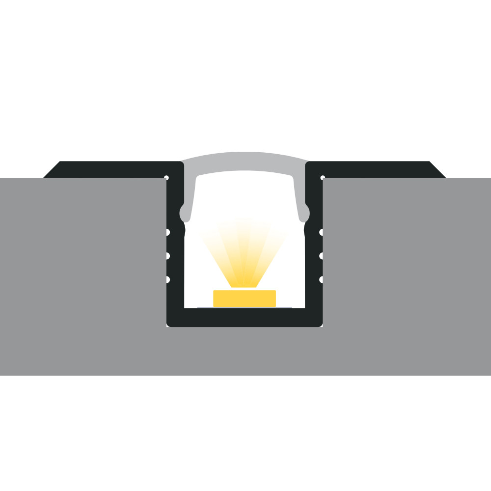 Profil LED P6-4 srebrny anodowany
