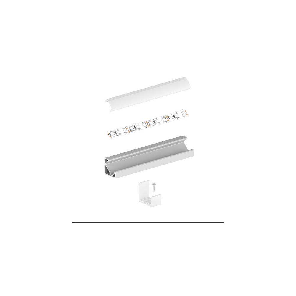 Profil LED P3-1 srebrny anodowany