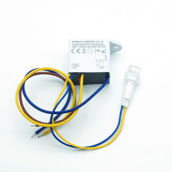 Czujnik zmierzchu hermetyczny IP67 200W 5lux 230V